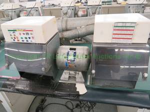 lot 537 image: Baldor 14-hp lighted polishing lathe station (mounted to bench, buyer must remove)