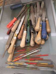 lot 550 image: Assorted chisels and files