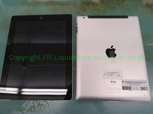 lot 561 image: Apple iPads 64GB model A1396, 2 total (no charge cord)