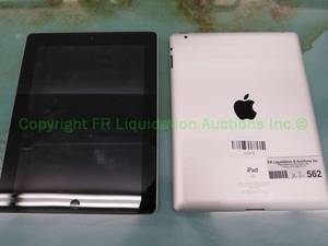 lot 562 image: Apple iPads 16GB model A1416 and 32GB model A1395 , 2 total (no charge cord)