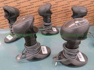 lot 566 image: Motorola model DS9808 hand held bar code scanners, 5 total