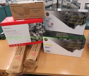 lot 585 image: Replacement ink toner cartridges as shown