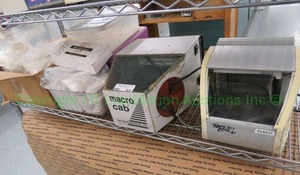 lot 623 image: Danville micromacro cab compact self contained dust collection units plus glass beads