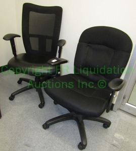 lot 751 image: Office chairs as shown (Bid is times the quantity)