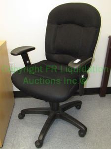 lot 750 image: Single office chair as shown