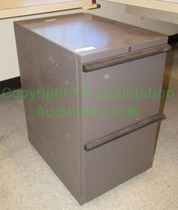 lot 747 image: Double drawer file cabinet