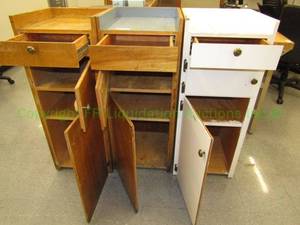 lot 692 image: Custom built utility cabinets 3 total