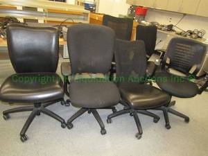 lot 696 image: Assorted office chairs as shown (Bid is times the quantity)