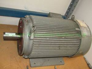 lot 411 image: Unimount high efficiency 25 HP motor 1765 RMP