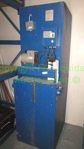 lot 419 image: Thomas Compressor and vacuum pump Model 607CA22D dust collection system, 80 x 24 x 23