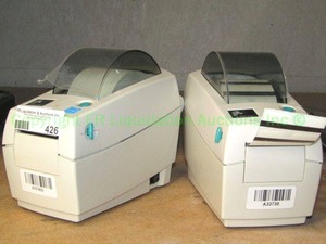 lot 426 image: Zebra direct thermal barcode printers Model LP2824 Plus