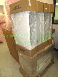 lot 459 image: Modular wall mount file cabinets (2) and lateral file cabinet (1) in original packaging
