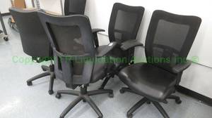lot 660 image: Assorted office chairs as shown (Bid is times the quantity)