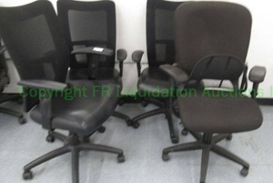 lot 661 image: Assorted office chairs as shown (Bid is times the quantity)