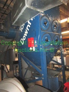 lot 761 image: Donaldson Torit filter cartridge system dust collector Model DF T2-8, and Ducting per unit only