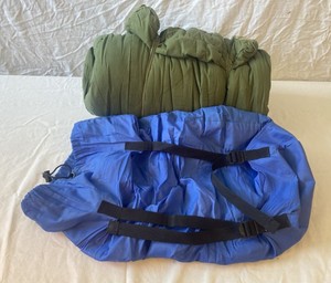 lot 79 image: Lowe Alpine rucksack backpack with sleeping bag