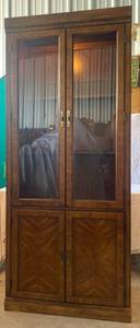 lot 82 image: lighted curio cabinet
