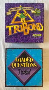 lot 85 image: Board games- TriBond & Loaded Questions