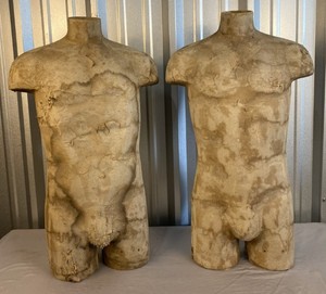 lot 103 image: vintage paper mache mannequins