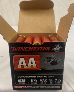 lot 145 image: 28 gauge shells full box