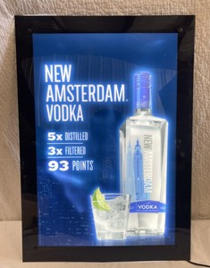 lot 157 image: New Amsterdam Vodka Neon Sign
