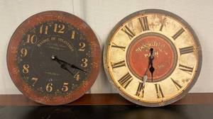lot 179 image: decorative wall clocks