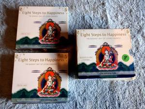 lot 8 image: Eight Steps to Happiness  - Gyatso - 2  Audiobooks On CD