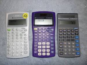 lot 50 image: LOT OF TEXAS INSTRUMENTS SOLAR CALCULATORSGRAPHING