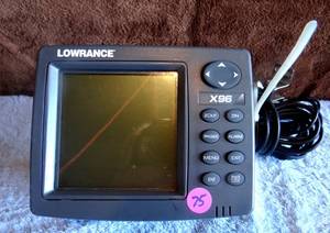 lot 75 image: LOWRANCE X96 FISH FINDER SONAR