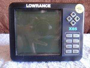 lot 76 image: LOWRANCE X85 FISH FINDER SONAR