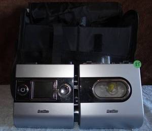 lot 85 image: ResMed S8 Escape II CPAP Machine - w Manuals, Power Supply, Hose in Storage Bag