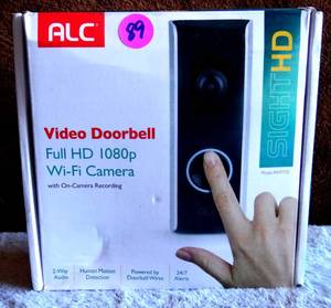 lot 89 image: ALC AWF71D SightHD Video Doorbell with 1080P Full HD Wifi Camera