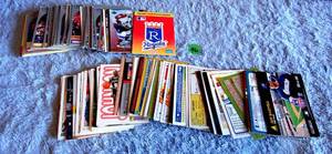 lot 96 image: ASSORTMEN OF SPORT CARDS AS SHOWN
