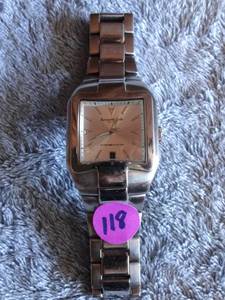 lot 118 image: MENS KENNETH COLE WATCH - STAINLESS