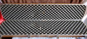 lot 155 image: GUN GUARD HARD SIDED LOCKABLE RIFLE CASE WITH 2 KEYS