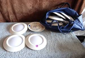 lot 163 image: LOT OF 16 UNITS -  Sea Gull Lighting-14540S-15-Recessed Downlight 120 V LED Light White Finish