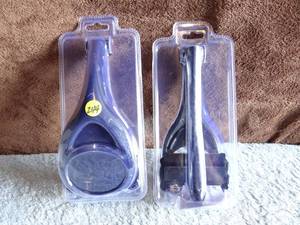 lot 244 image: LOT OF 2 - FOLD OUT BACK HAIRTRIMMER SHAVING WAND - NIP