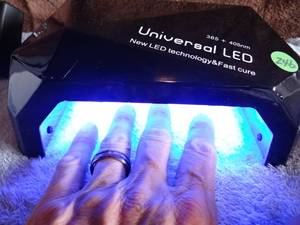 lot 246 image: UNIVERSAL LED GEL NAIL LIGHT IN PERFECT WORKING ORDER