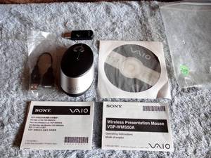 lot 249 image: Sony VAIO Wireless Presentation Mouse model VGP-WMS50 with stick $$$