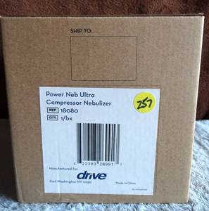 lot 257 image: Drive Power Neb Ultra Model 18081  New Sealed Reusable Neb Kit