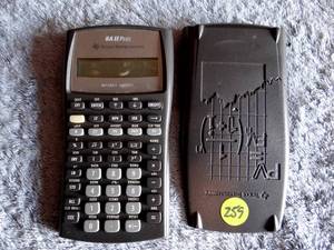 lot 259 image: Texas Instruments BA II Plus BA2 Financial Business Calculator & Lid