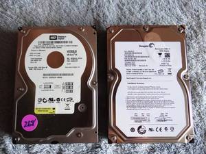 lot 268 image: WESTERN DIGITAL WD2500JB (250gb) & SEAGATE BARRACUDA 7200.11 (750gb) INTERNAL HARD DRIVES