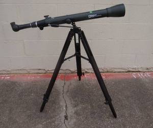 lot 276 image: Celestron National Park Foundation Explorascope 60AZ Telescope as shown with Tripod
