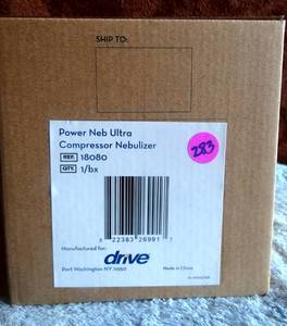 lot 283 image: Drive Power Neb Ultra Model 18081  New Sealed Reusable Neb Kit