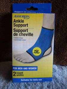 lot 286 image: Assured Ankle Support For Men & Women 2 Pack Slip Over New in Box