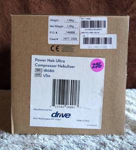 lot 296 image: Drive Power Neb Ultra Model 18081  New Sealed Reusable Neb Kit