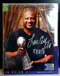 lot 4 image: AUTHENTIC AUTOGRAPH - DALLAS COWBOYS FULLBACK - LINCOLN COLEMAN w TCH COA