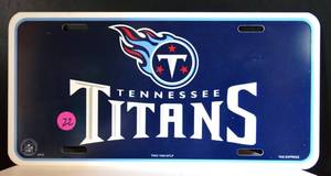 lot 22 image: TENNESSEE TITANS NFL LICENSED - LICENSE PLATE