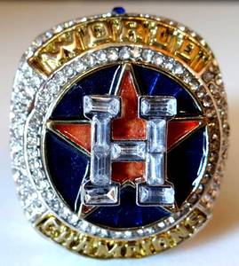 lot 47 image: 2017 HOUSTON ASTROS MLB World Series Championship Ring George Springer - Size 10
