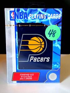 lot 48 image: INDIANA PACERS - OFFICIAL NBA PLAYING CARDS